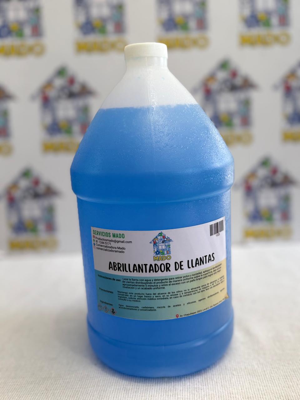 ABRILLANTADOR DE LLANTAS MADO 4 LITROS