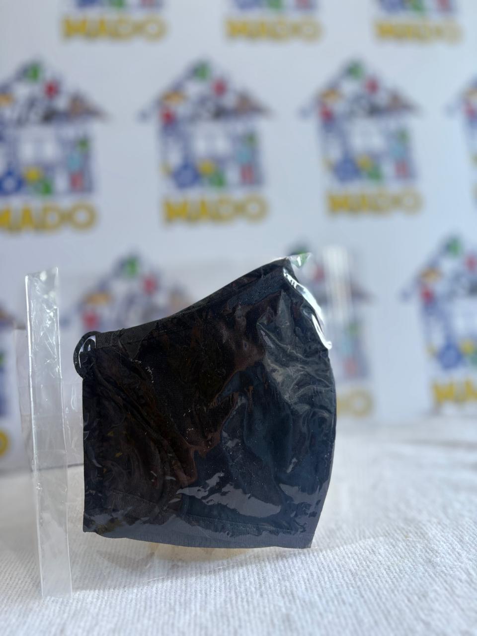 CUBREBOCAS NEGRO INDIVIDUAL