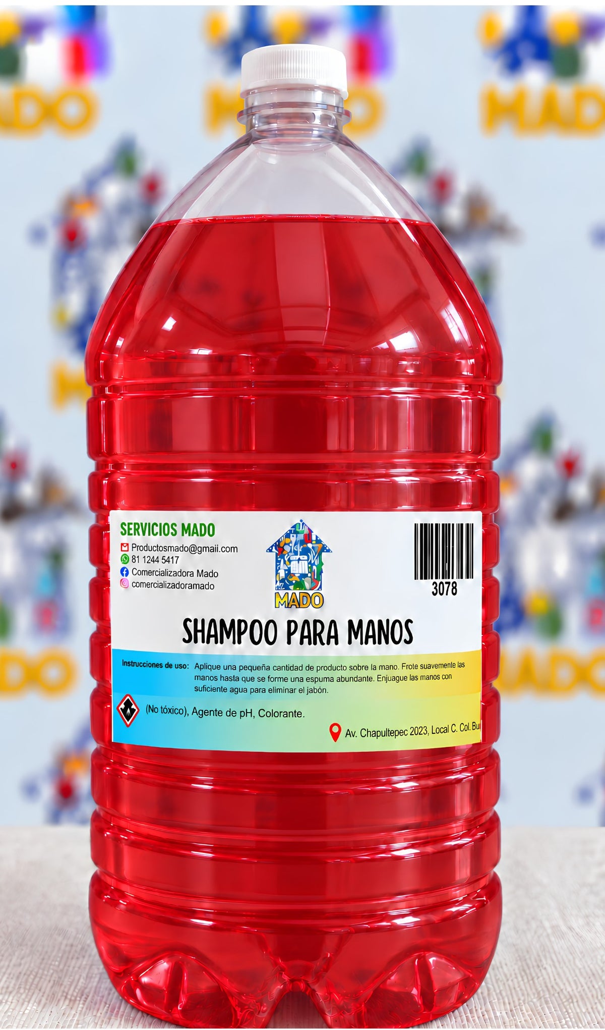SHAMPOO PARA MANOS AROMA SANDIA 10 LITROS