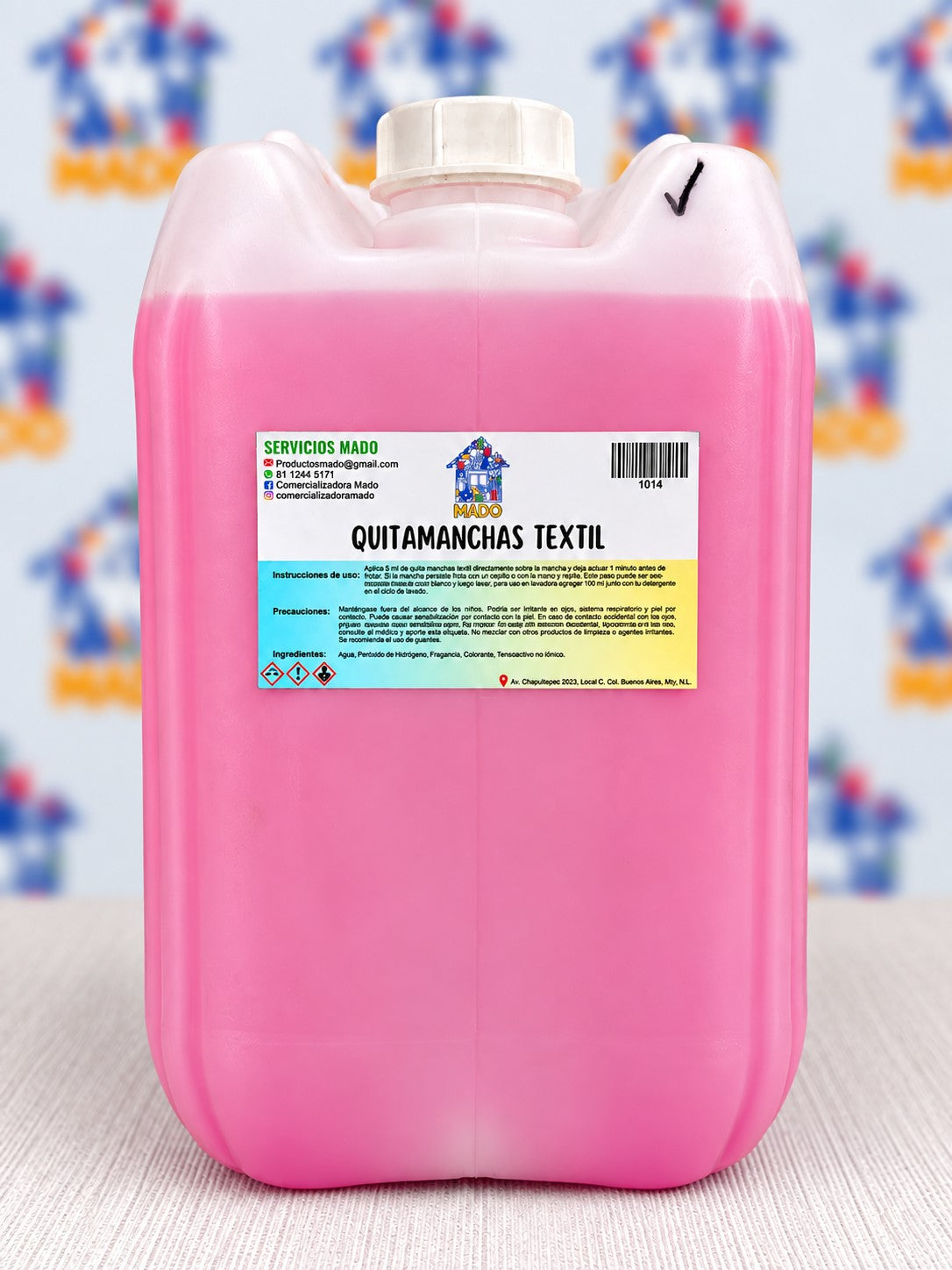 QUITAMANCHAS TEXTIL MADO 20L
