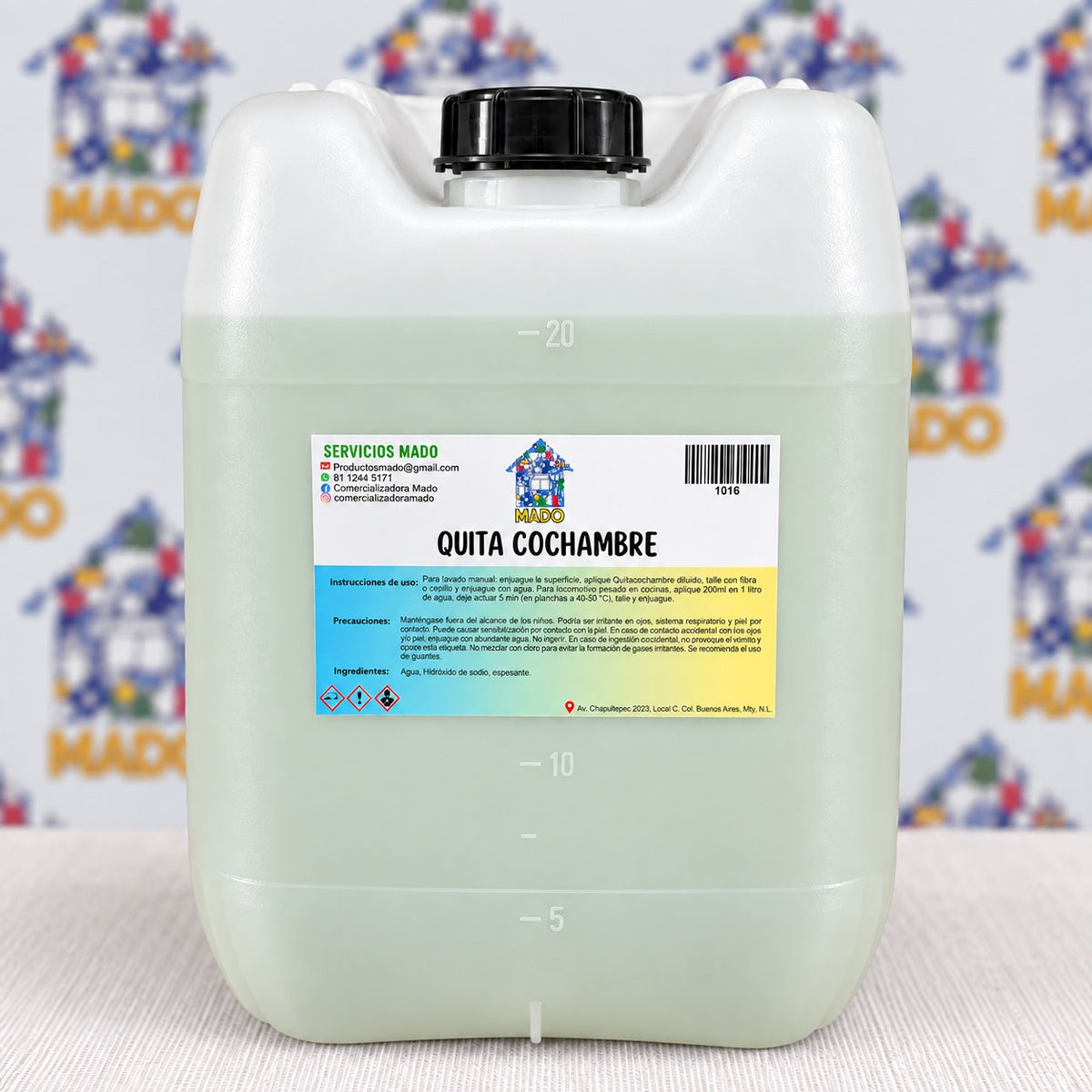 QUITACOCHAMBRE MADO 20L