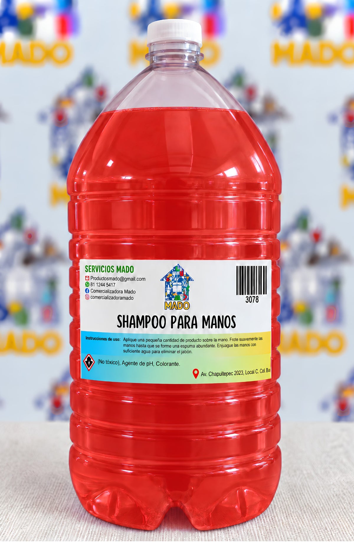 SHAMPOO PARA MANOS AROMA CEREZA 10 LITROS