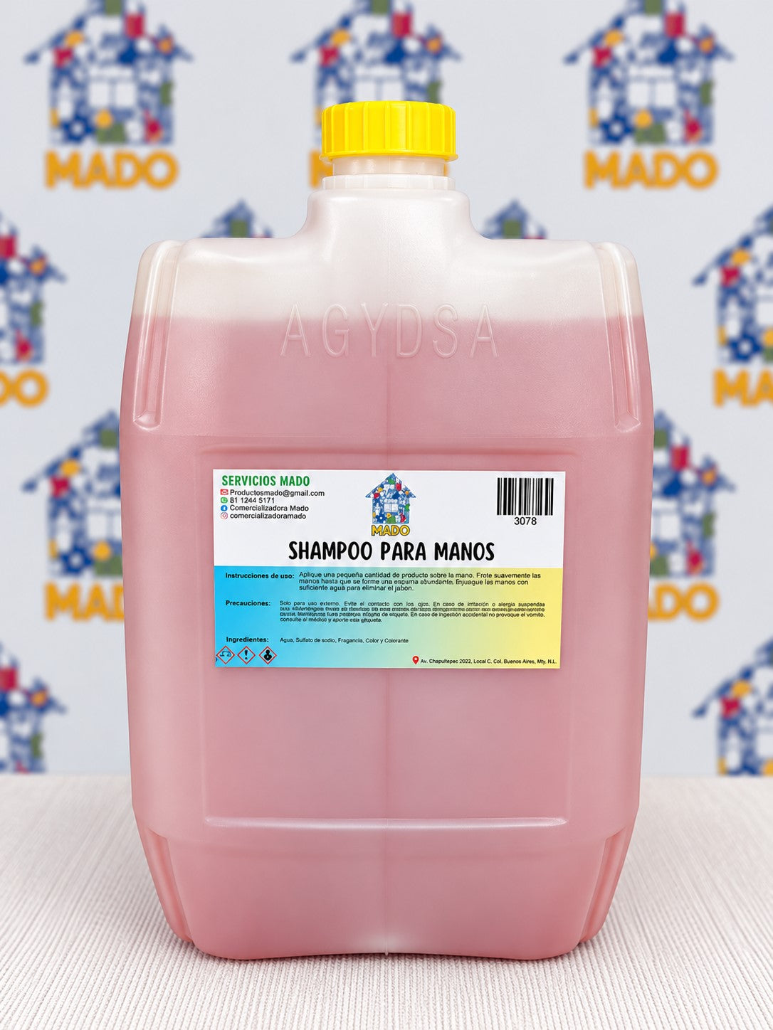 SHAMPOO PARA MANOS AROMA DURAZNO 20L