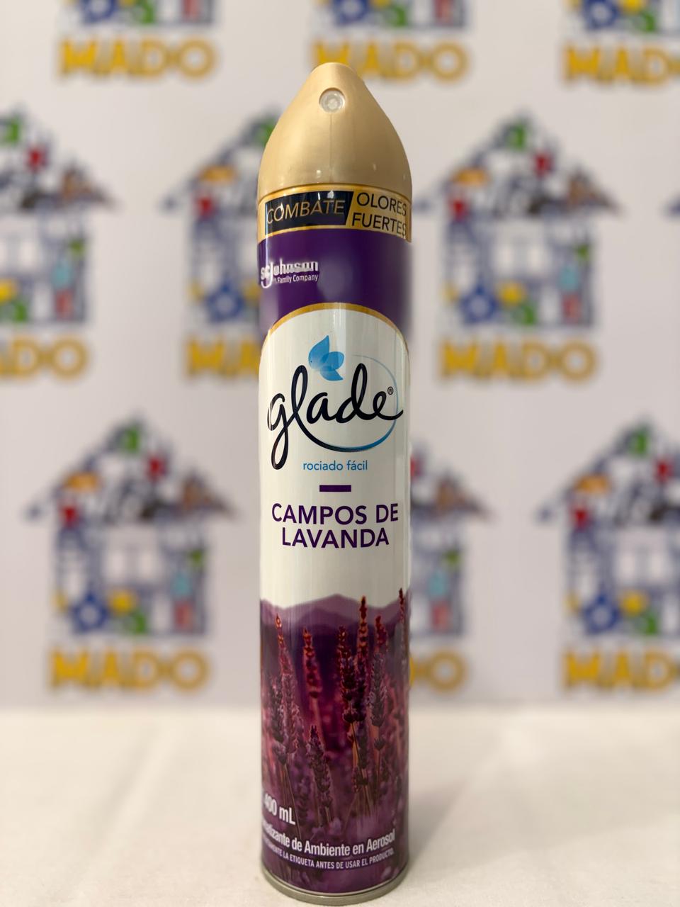 AROMATIZANTE GLADE CAMPOS DE LAVANDA 400 ML