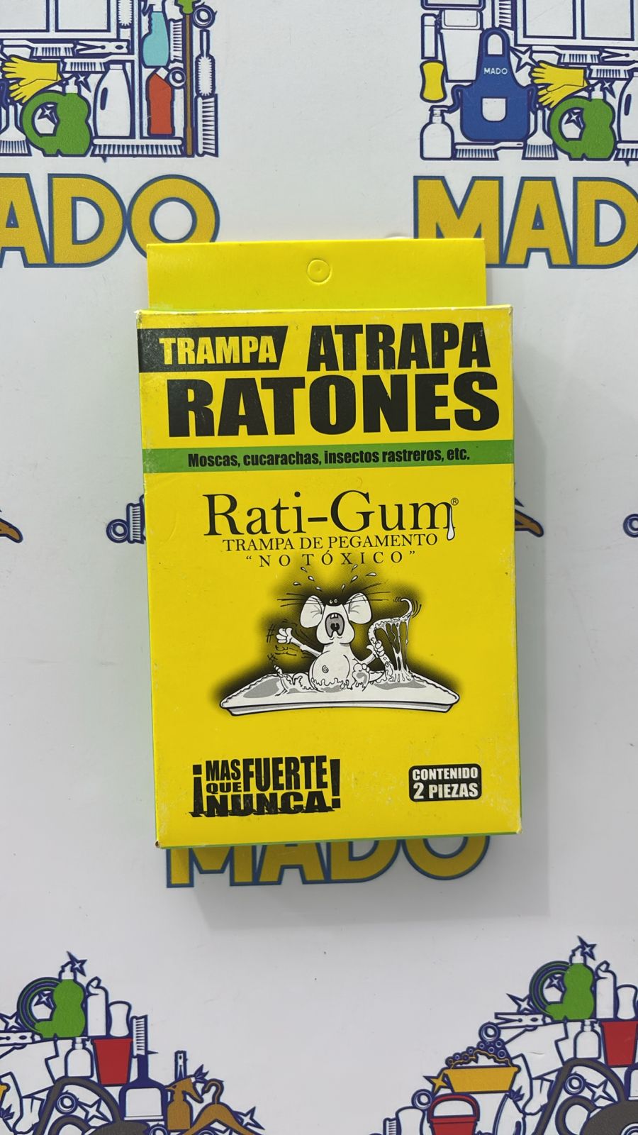 ATRAPA RATONES RATIGUM 2pz