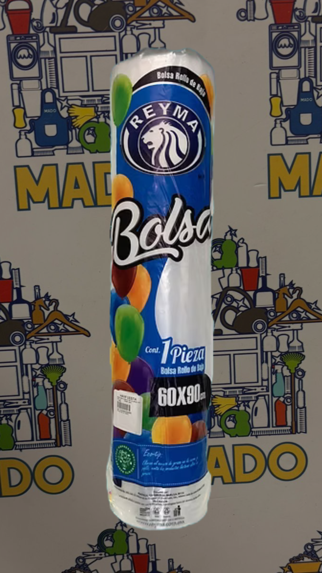 BOLSA ROLLO REYMA BAJA 60X90 KG 1U 20P