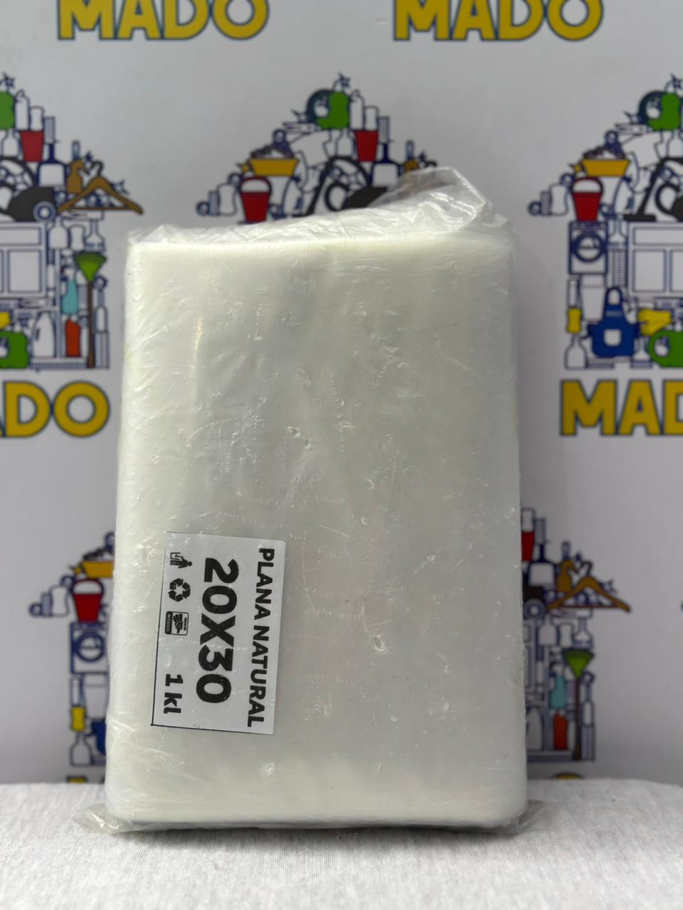BOLSA TRANSPARENTE 20X30 KILO