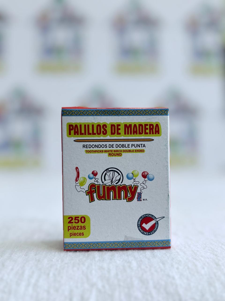 CAJITA PALILLOS FUNNY 250 PZ