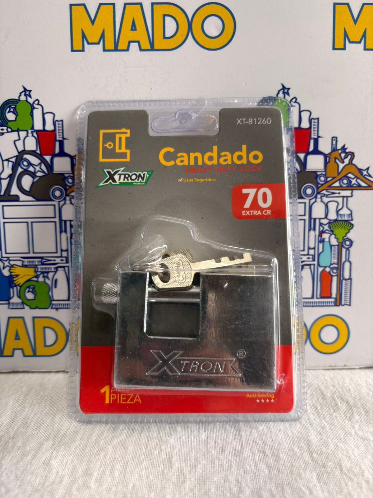 CANDADO 70 MM XTRON