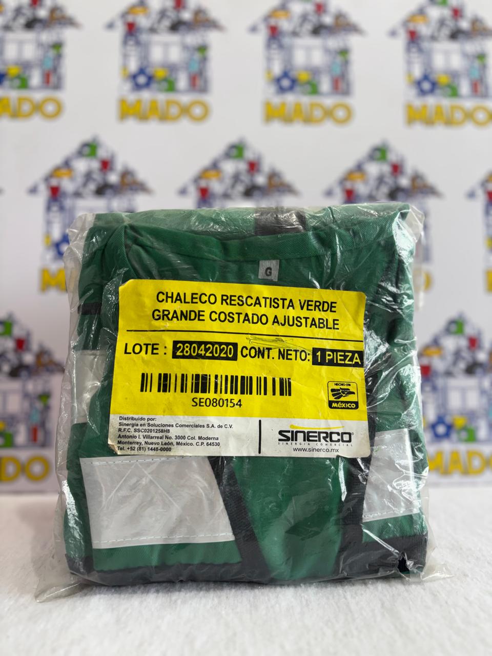 CHALECO RESCATISTA VARIOS COLORES PZ