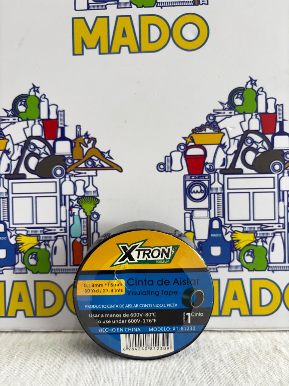 CINTA DE AISLAR 0.18MM*18MM 27.4M XTRON