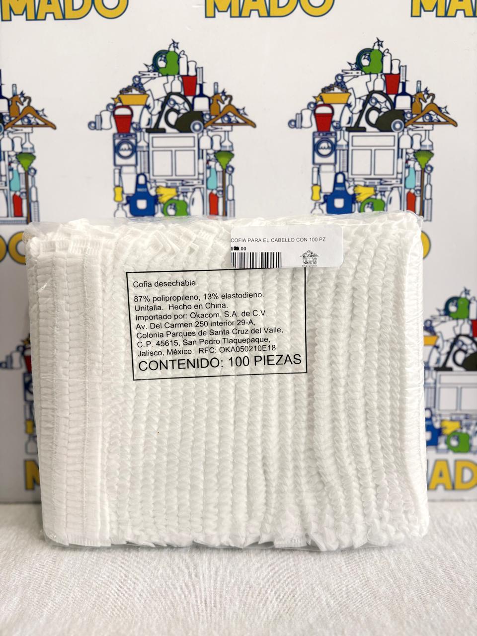 COFIA PARA EL CABELLO CON 100 PZ