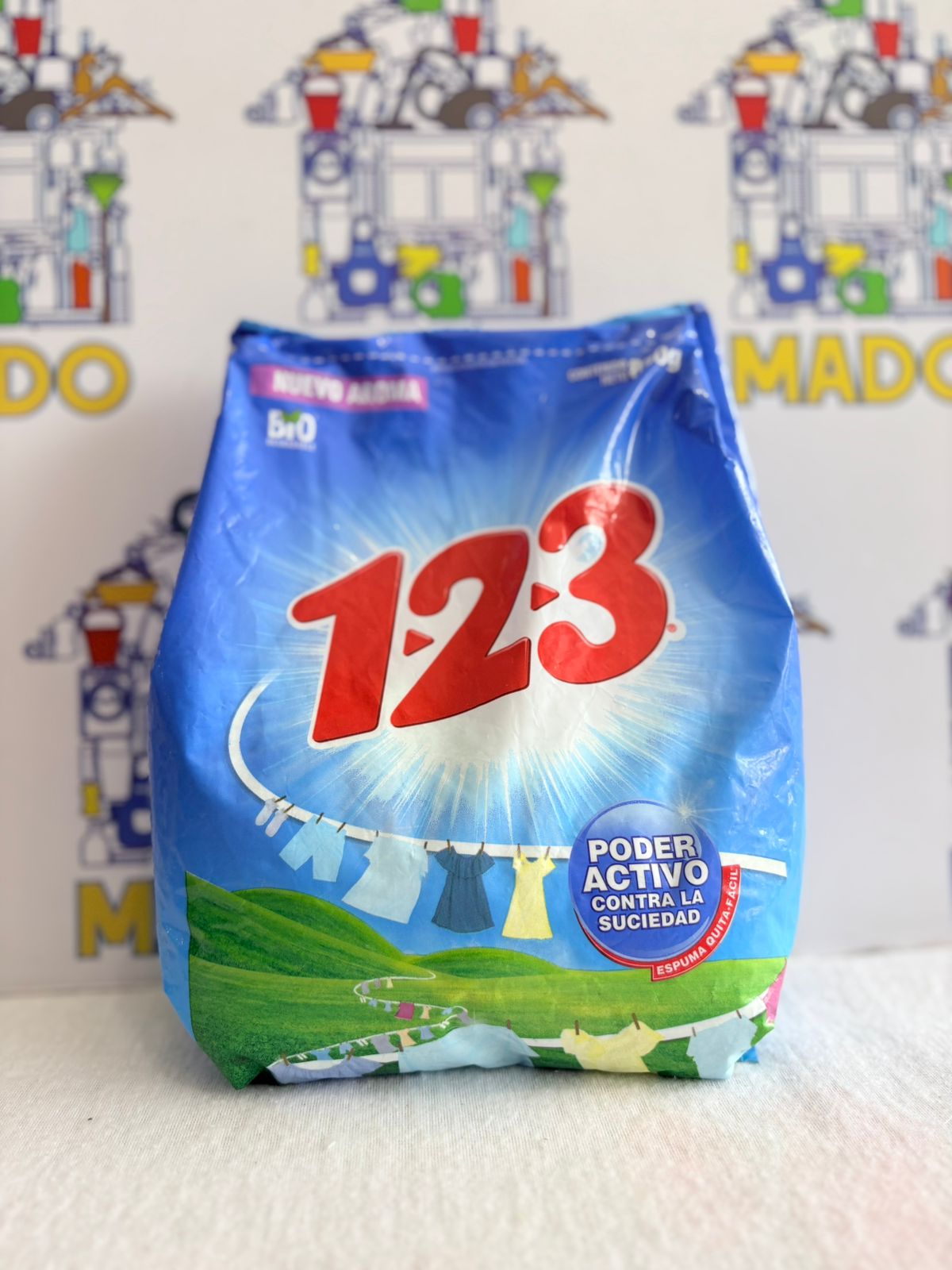 DETERGENTE 1-2-3 800G