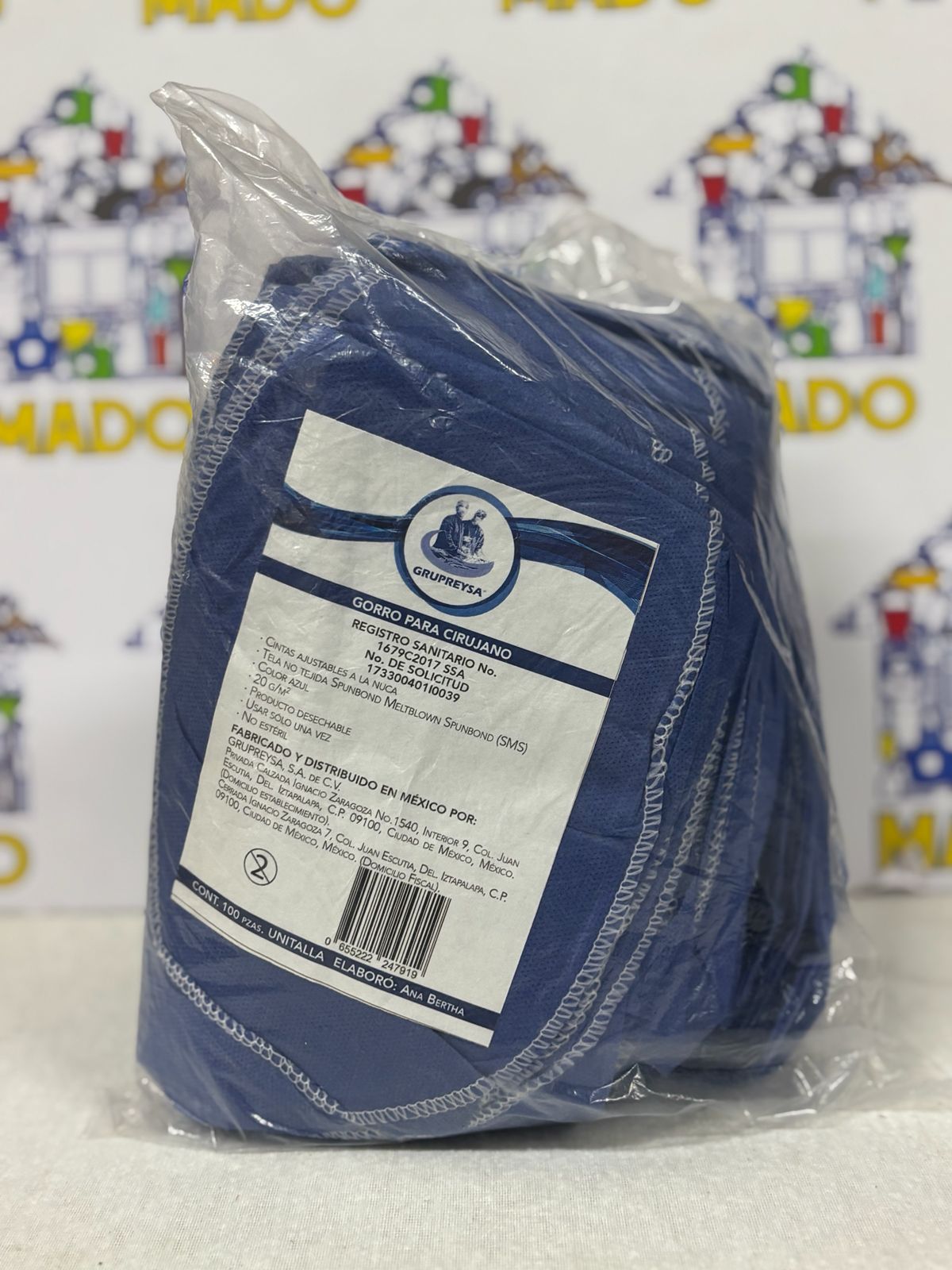 GORRO PARA CIRUJANO