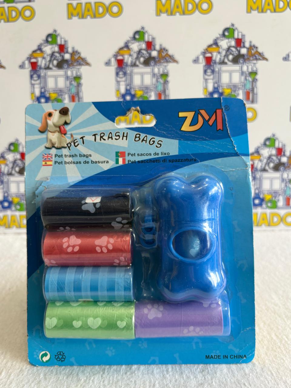 JUEGO DE BOLSA C/6 MASCOTA