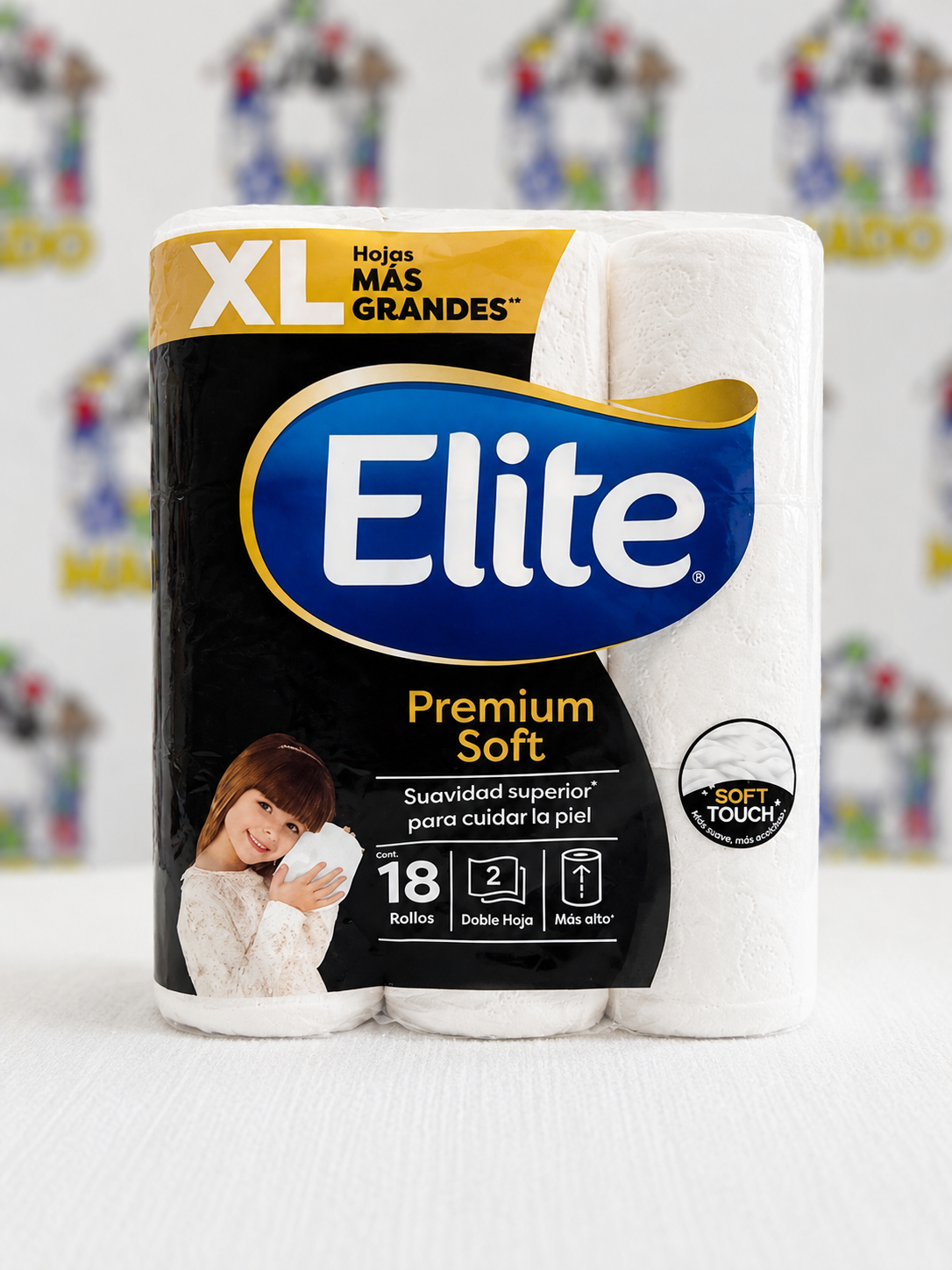 PAPEL HIGIENICO ELITE XL PR 18ROLLOS