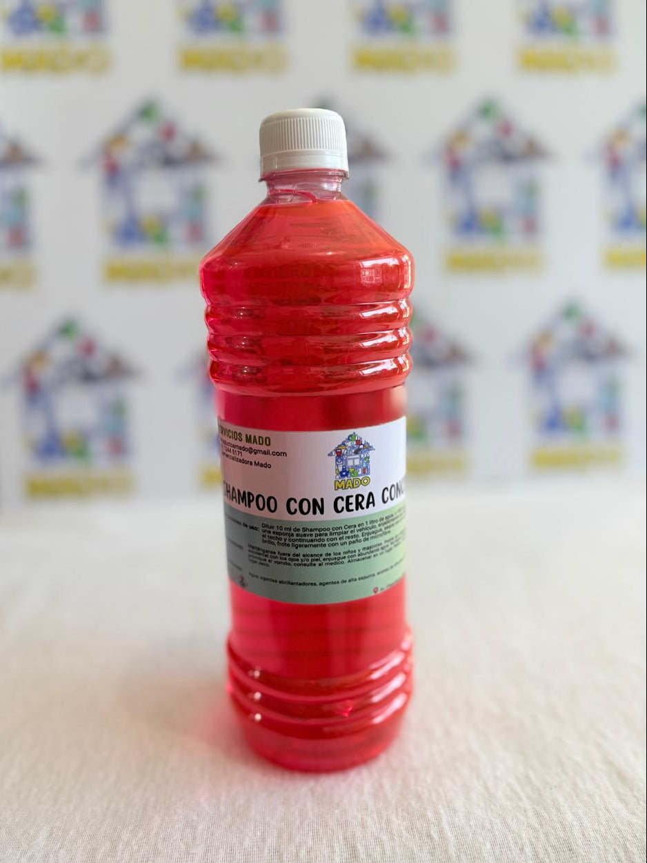 SHAMPOO CON CERA CONCENTRADO MADO 1LT