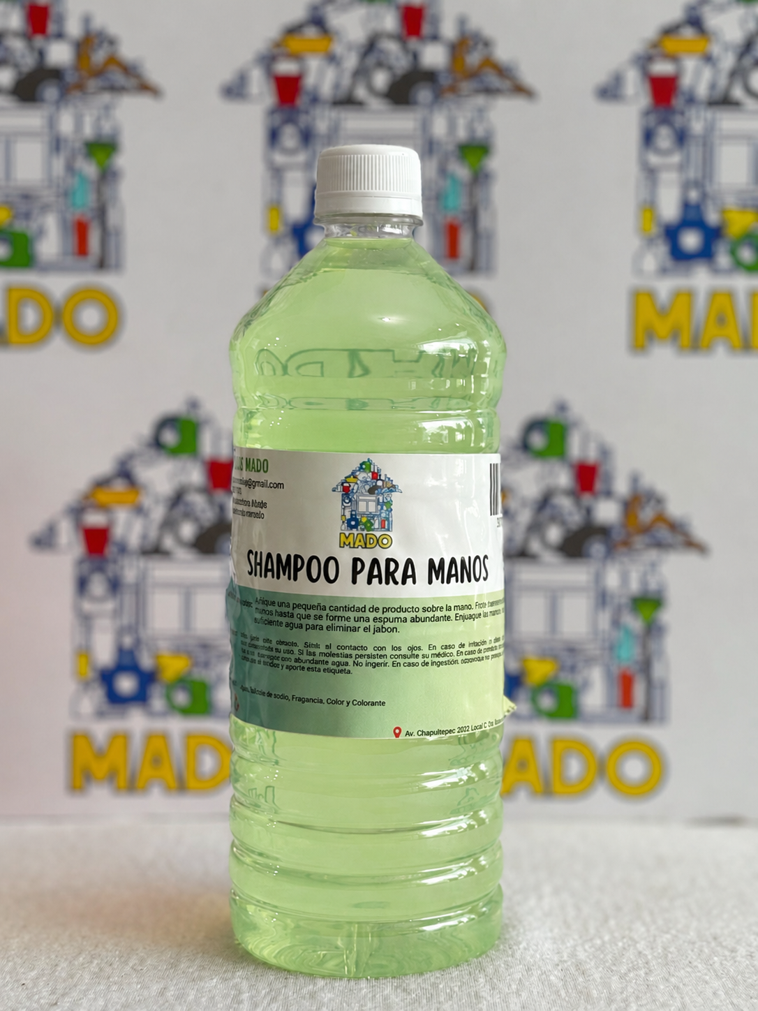 SHAMPOO DE MANOS KIWI TORONJA MADO 1LT