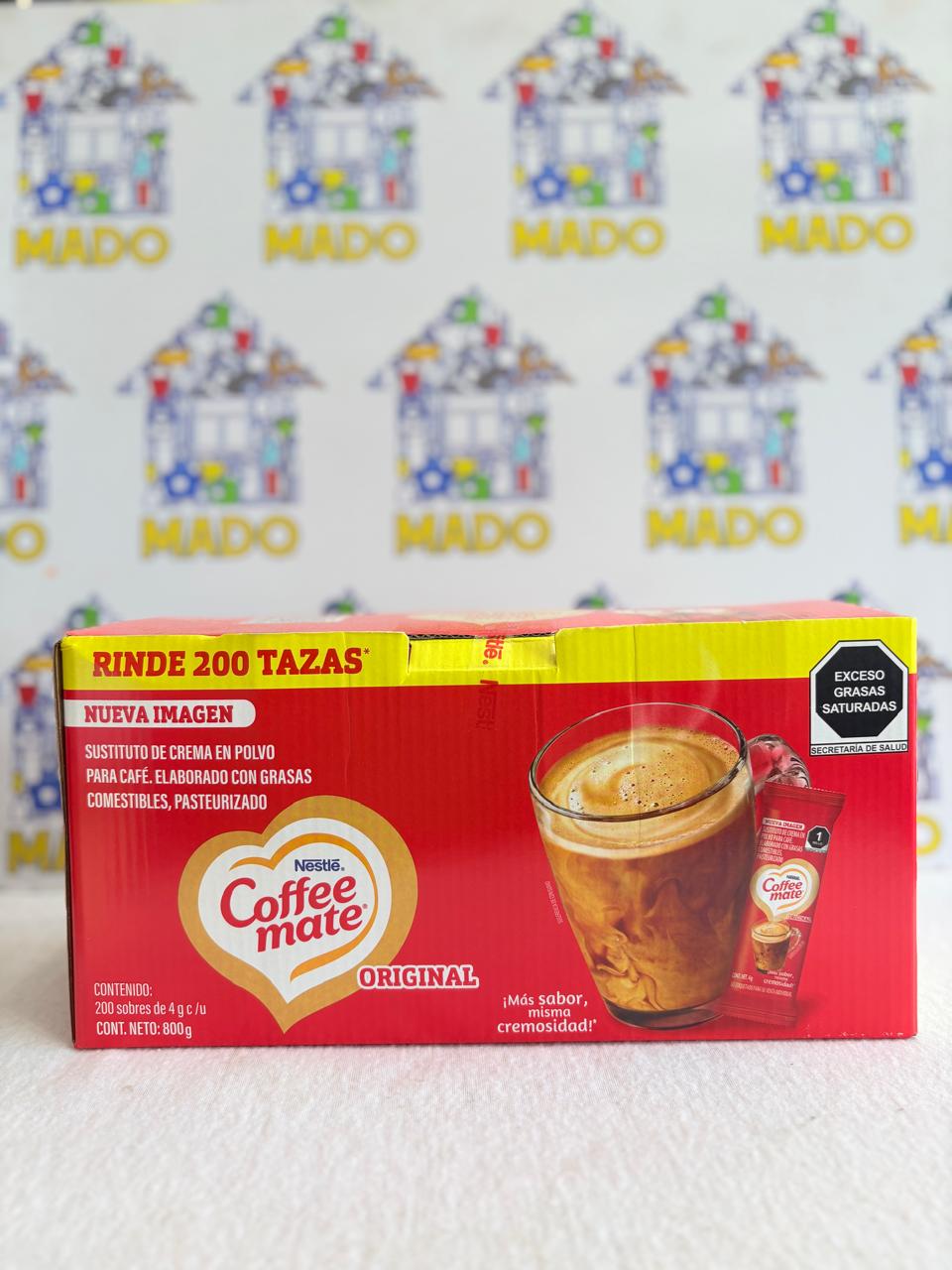 SUSTITUTO DE CREMA COFFEE MATE 200SOBRESDE4G C/U