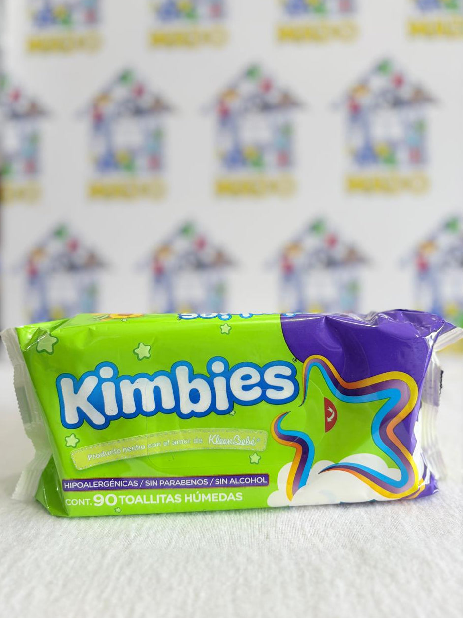 TOALLAS HUMEDAS KIMBIES 90 PZA