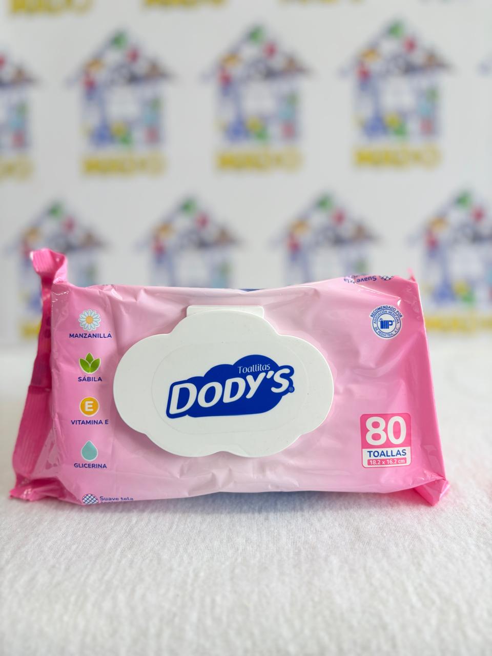 TOALLITAS HUMEDAS DODYS BABY 80 PIEZAS