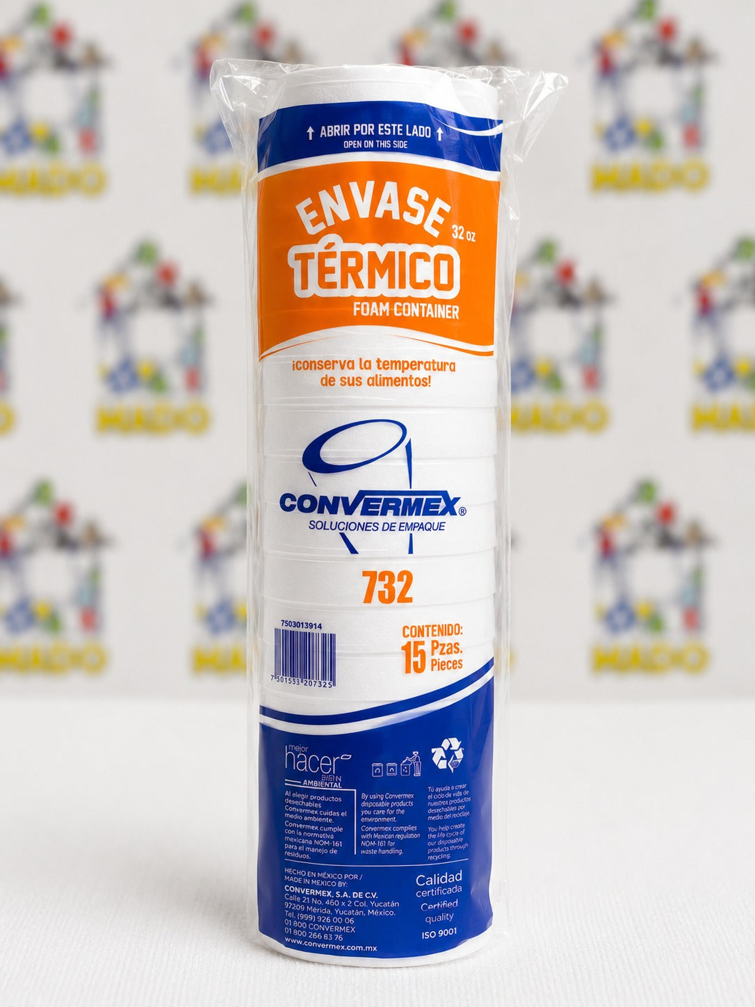 VASO CONVERMEX TERMICO 32 OZ