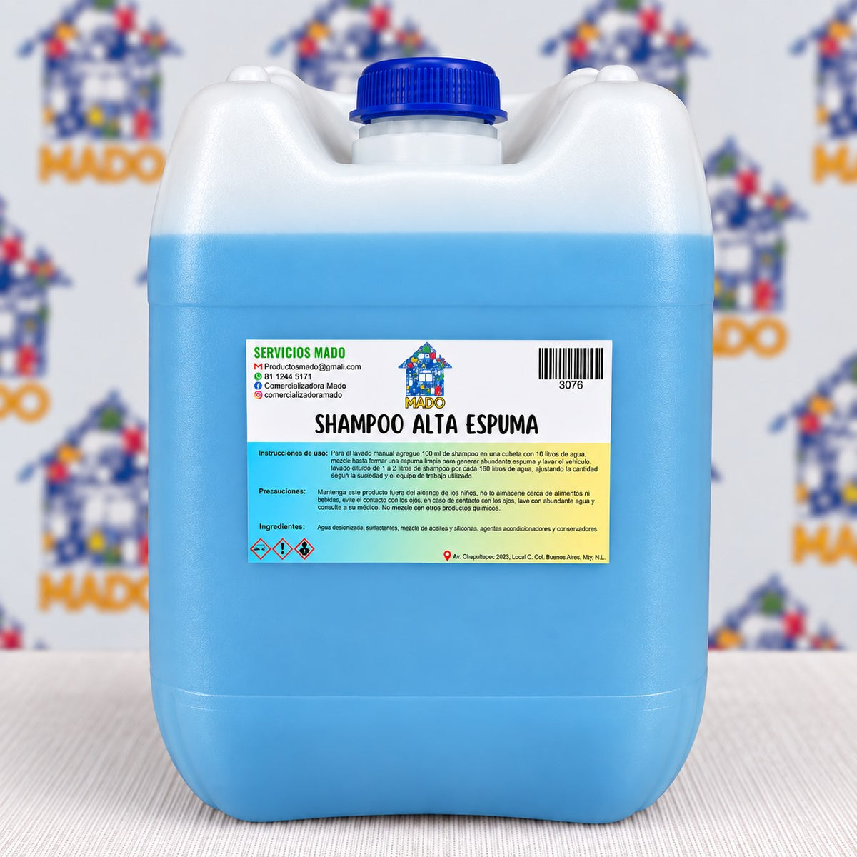 ALTA ESPUMA PARA AUTO MADO 20L
