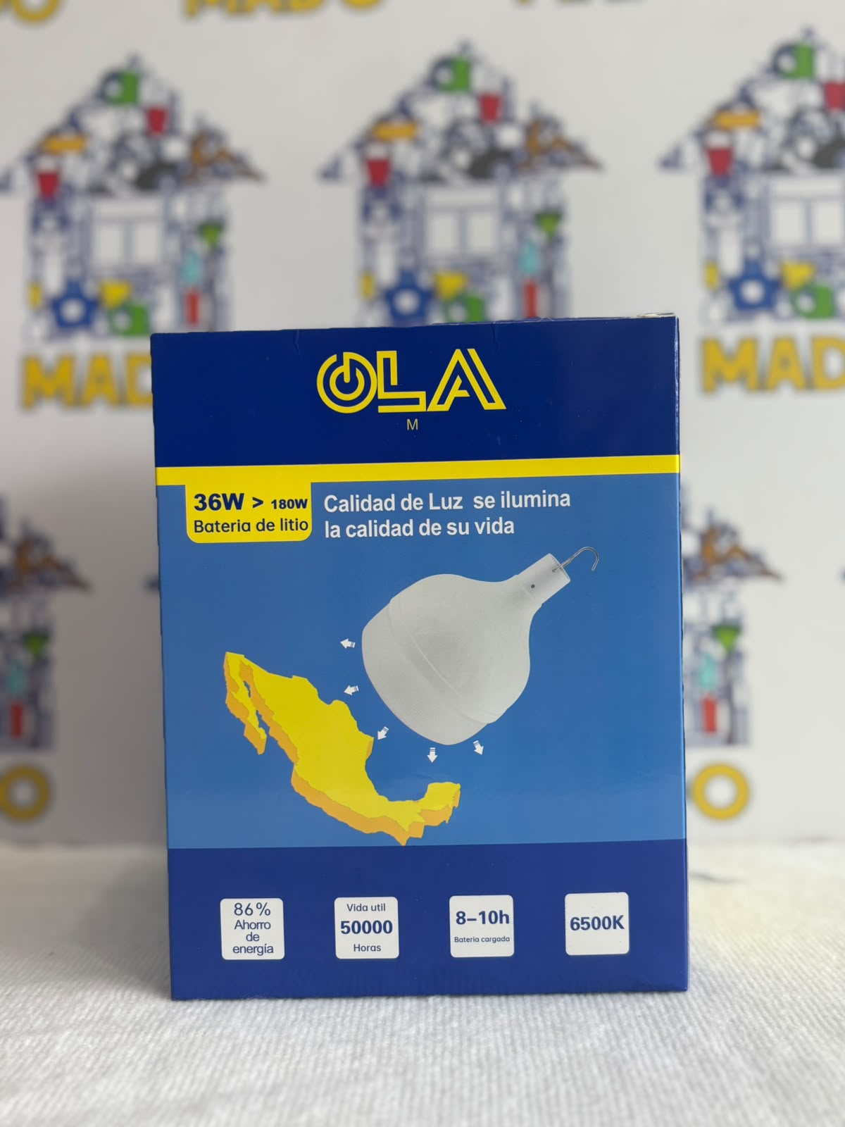 LAMPARA RECARGABLE 36W