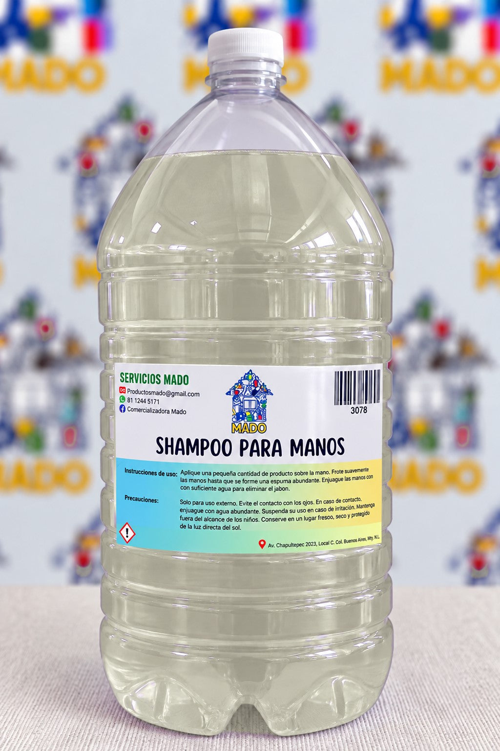 SHAMPOO PARA MANOS AROMA CHICLE 10 LITROS