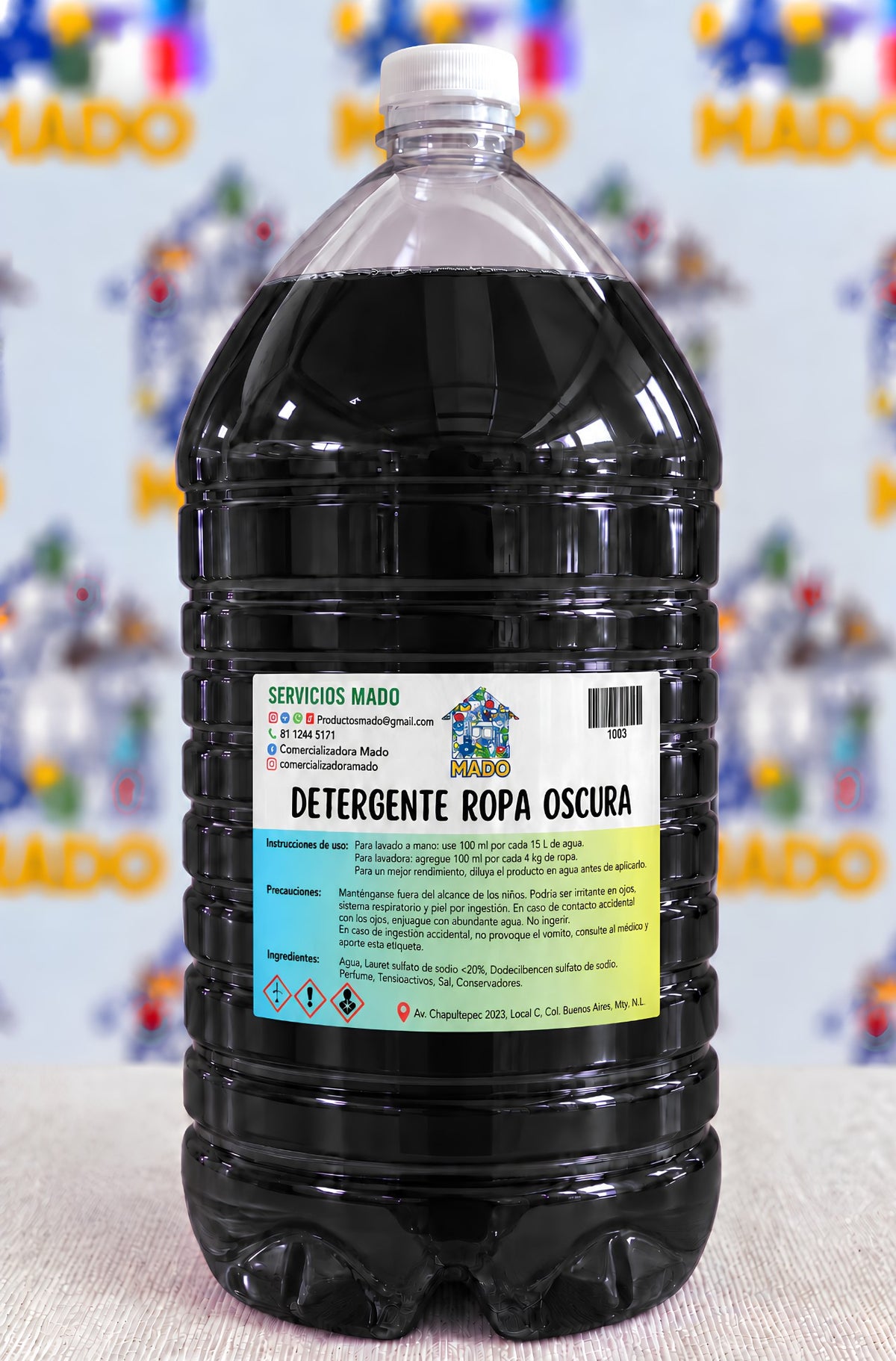 DETERGENTE ROPA OSCURA MADO 10 LITROS