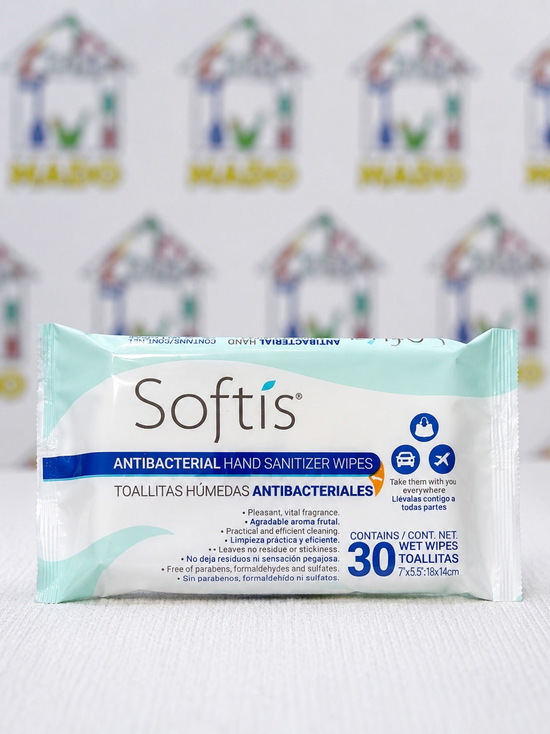 SOFTIS ANTIBACTERIAL C/30 TOALLITAS