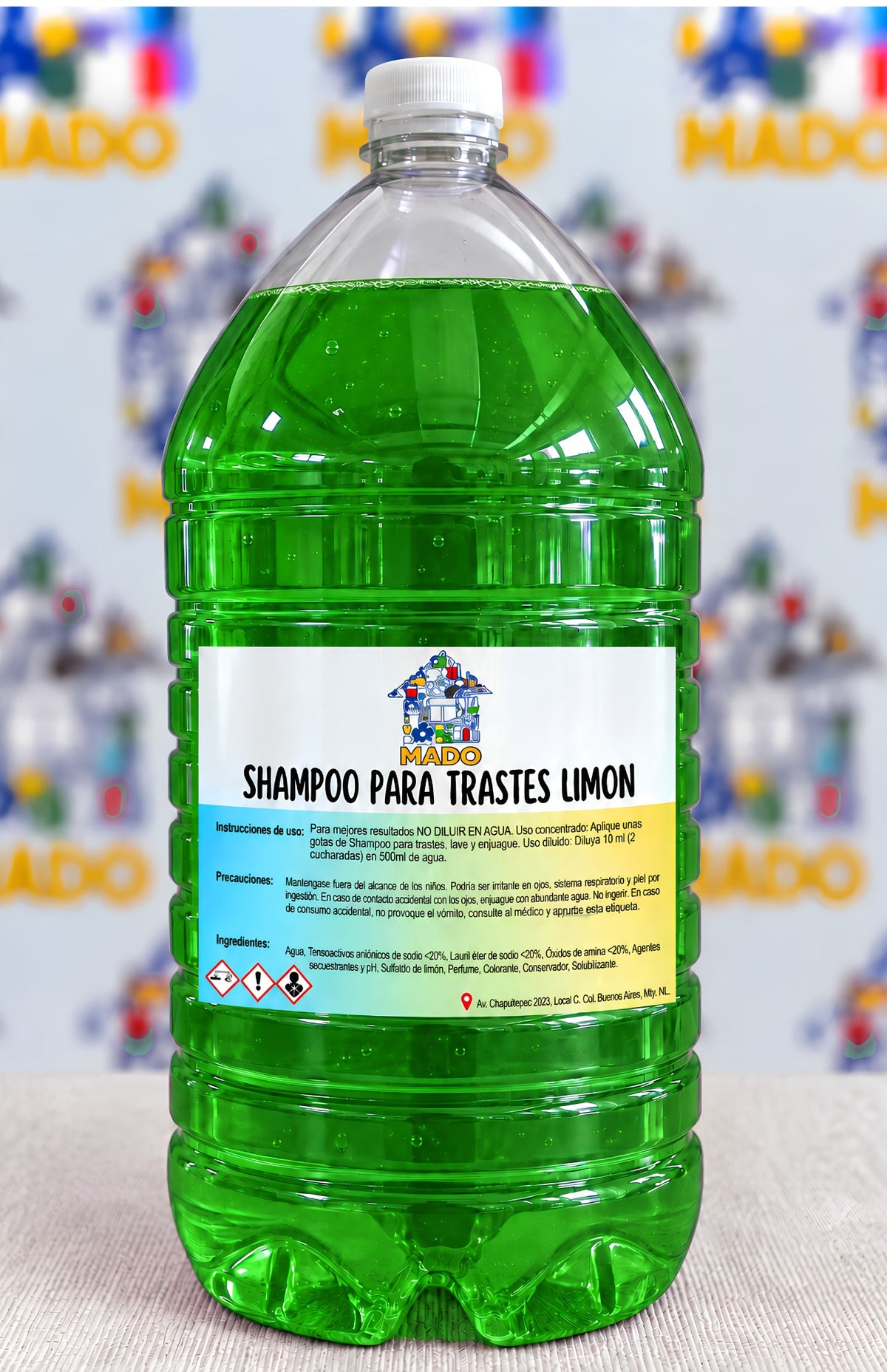 SHAMPOO PARA TRASTES MADO 10 LITROS