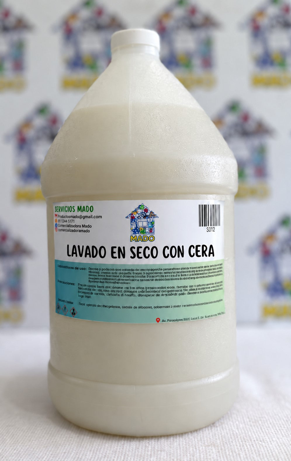SHAMPOO LAVADO EN SECO MADO 4 LITROS GALON