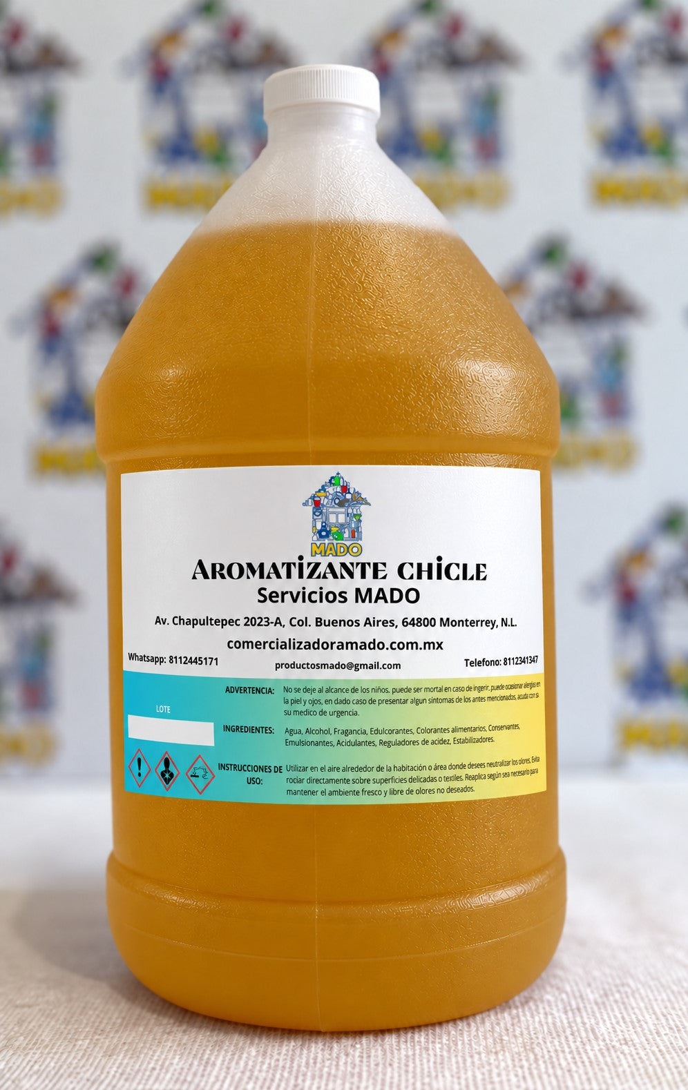 AROMATIZANTE CHICLE MADO 4 LITROS GALON
