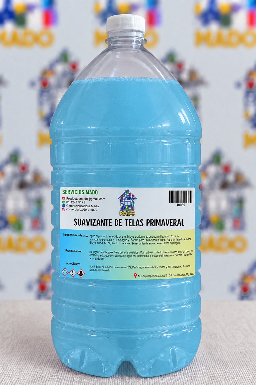 SUAVIZANTE DE TELAS PRIMAVERAL 10 LITROS