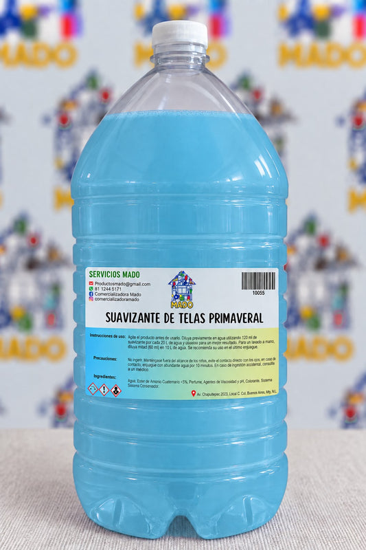 SUAVIZANTE DE TELAS PRIMAVERAL 10 LITROS