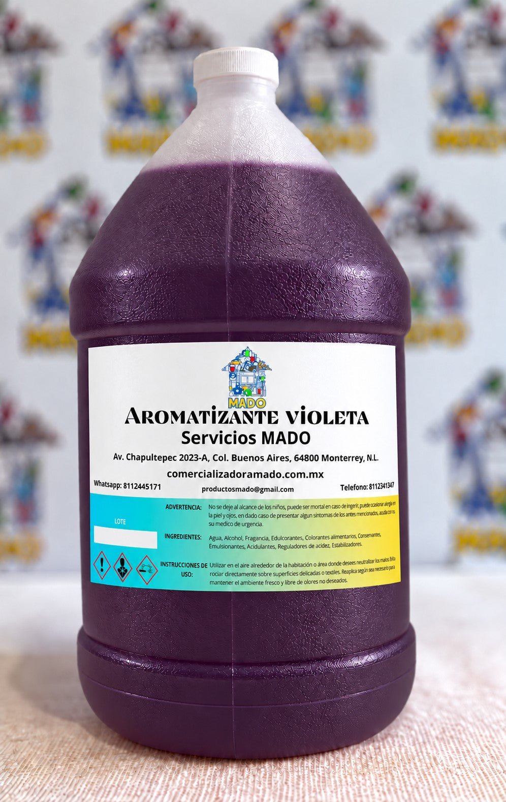 AROMATIZANTE VIOLETA MADO 4 LITROS GALON