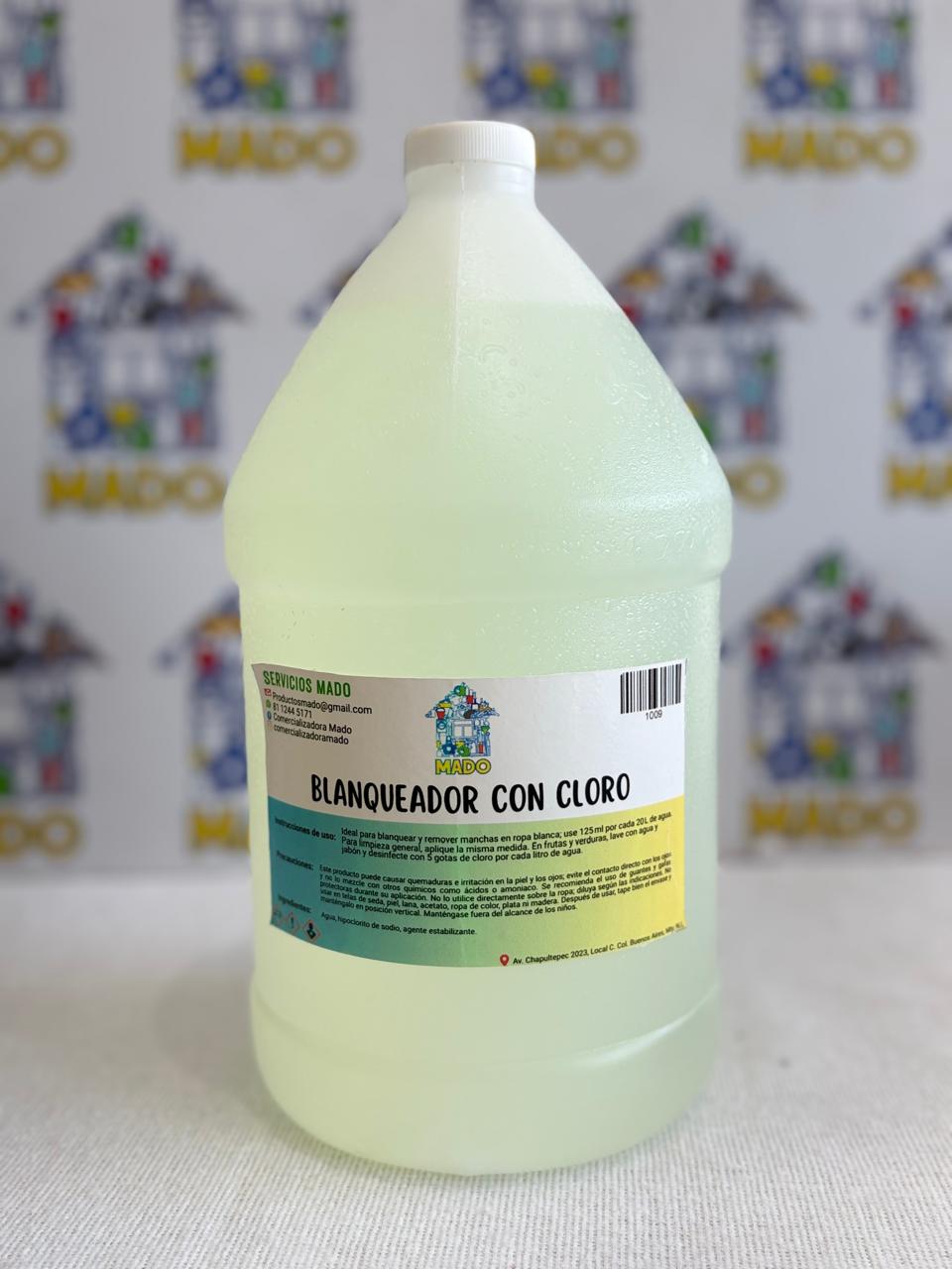 BLANQUEADOR CON CLORO MADO 4 LITROS