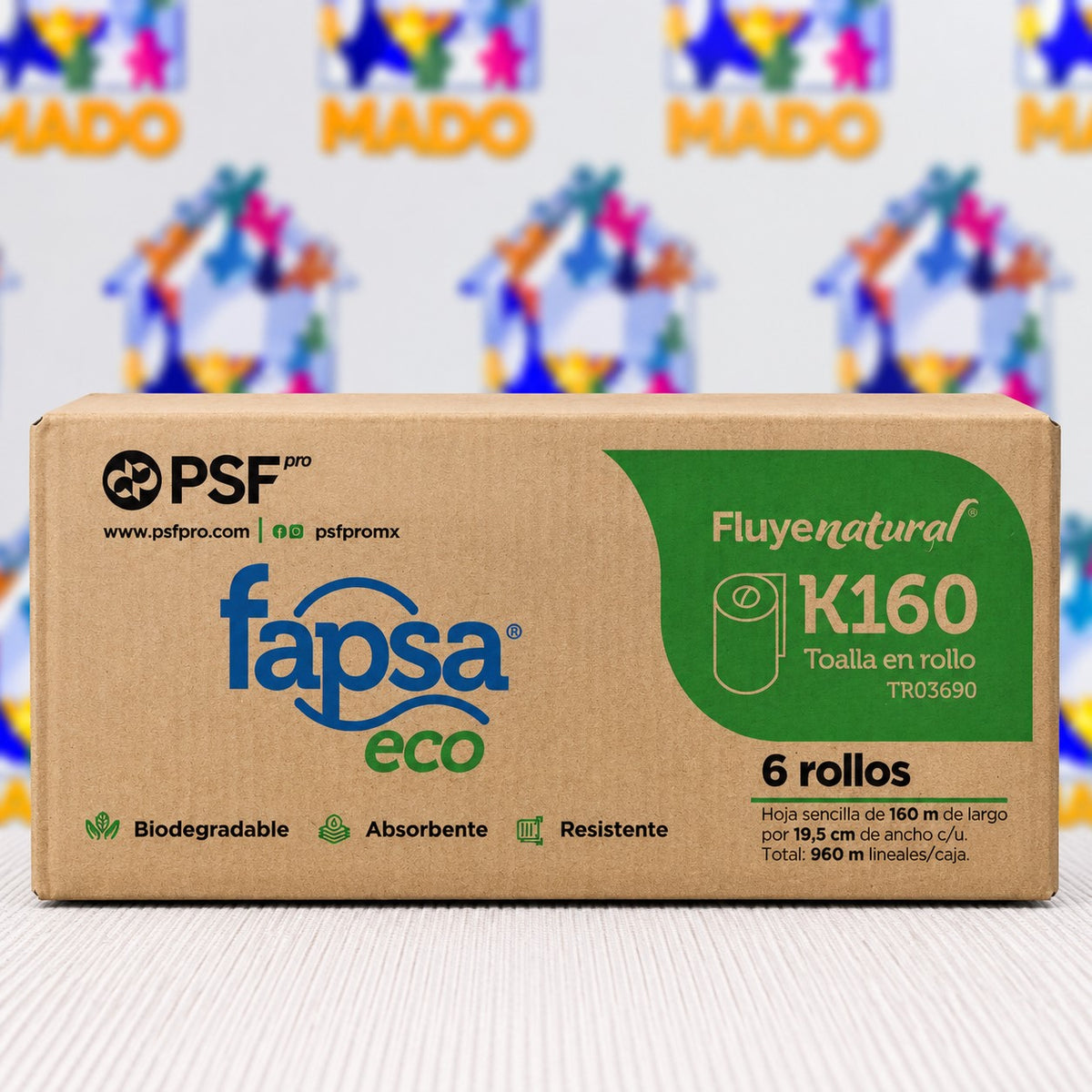 CAJA TOALLA ROLLO FAPSA CAFE C/6