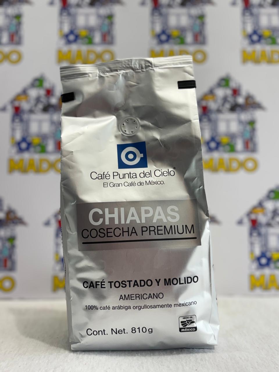CAFÉ CHIAPAS PUNTA CIELO 810G
