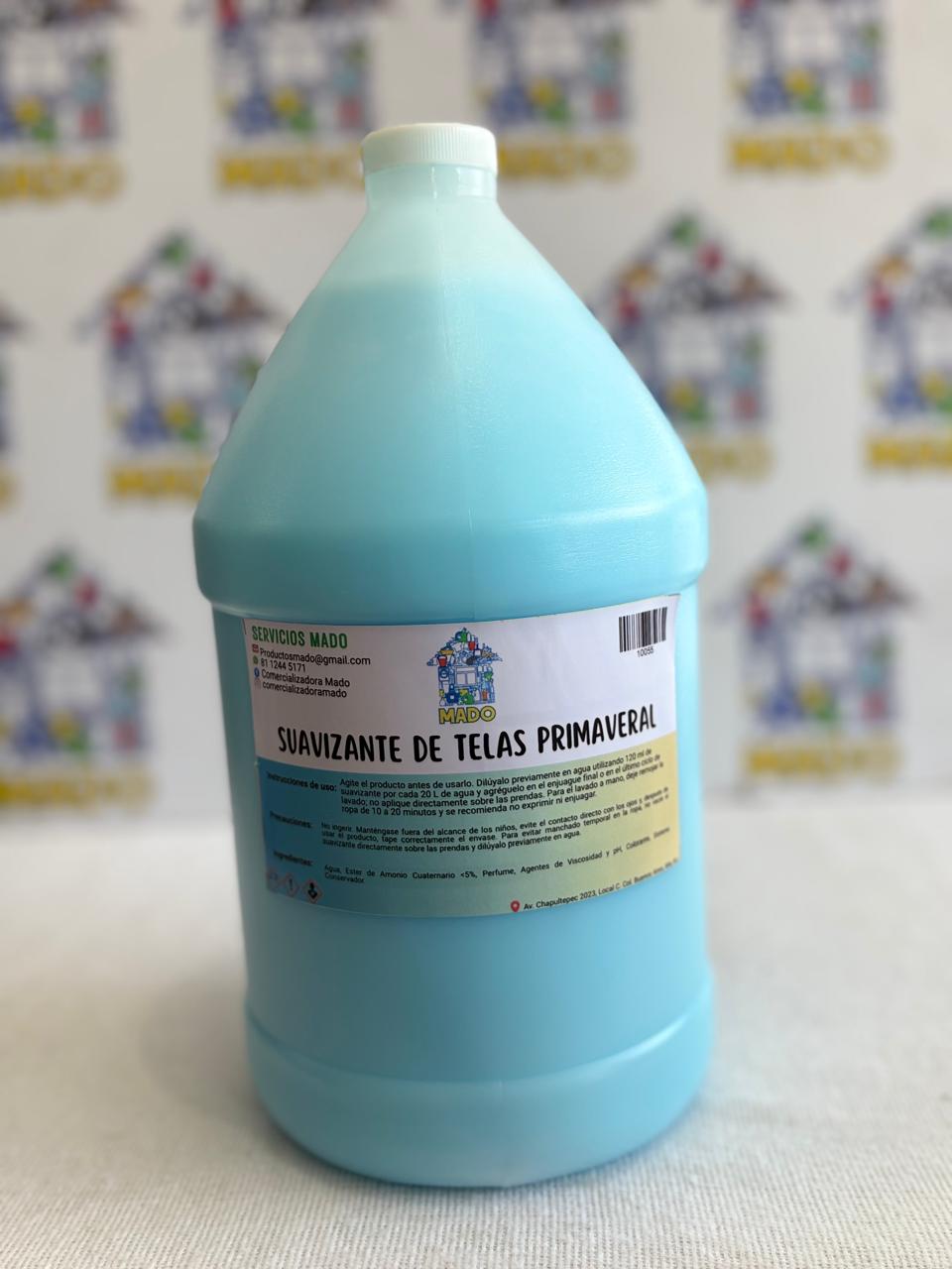 SUAVIZANTE TELAS PRIMAVERAL 4 LITROS