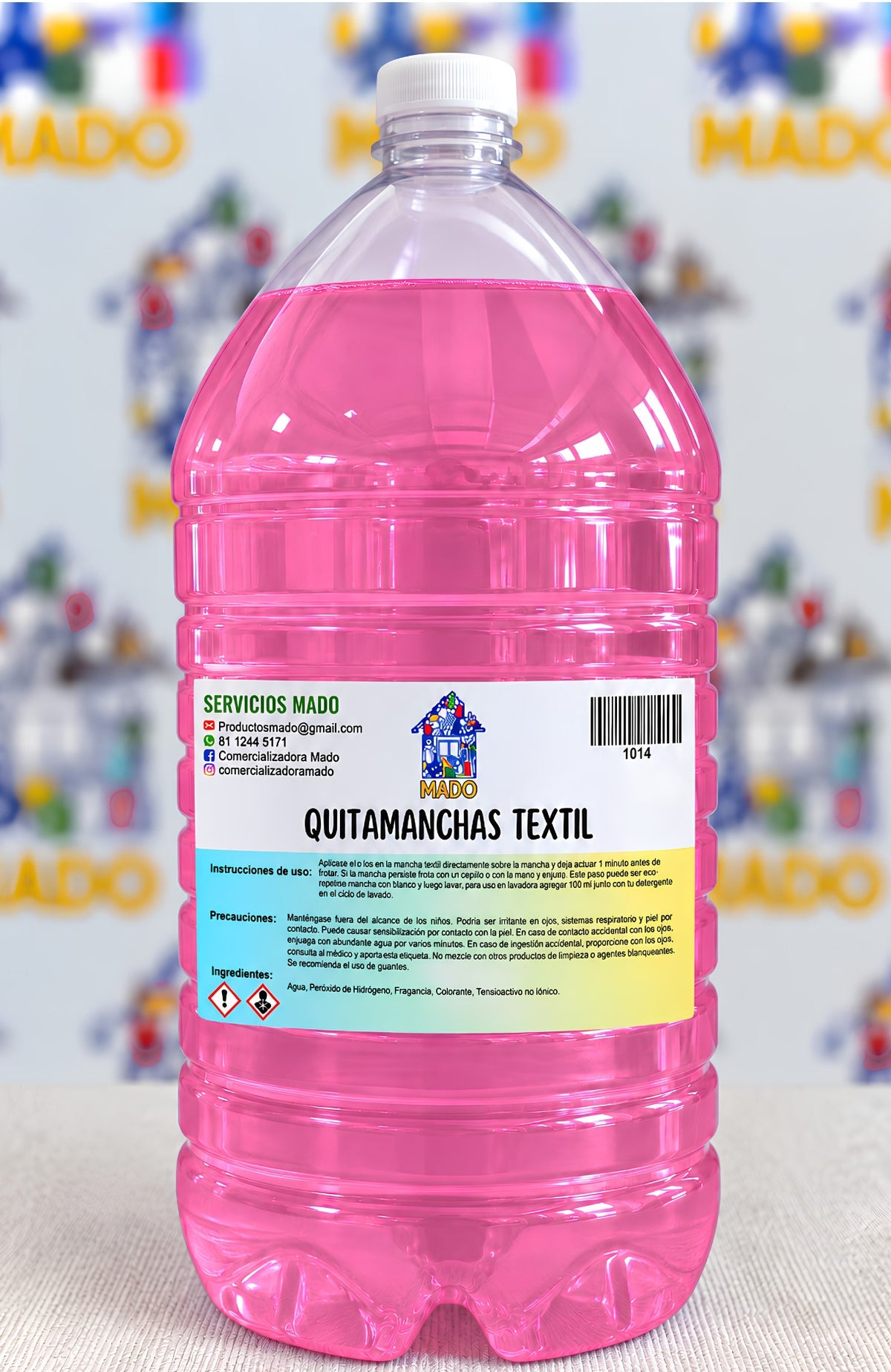 QUITAMANCHAS TEXTIL 10 LITROS