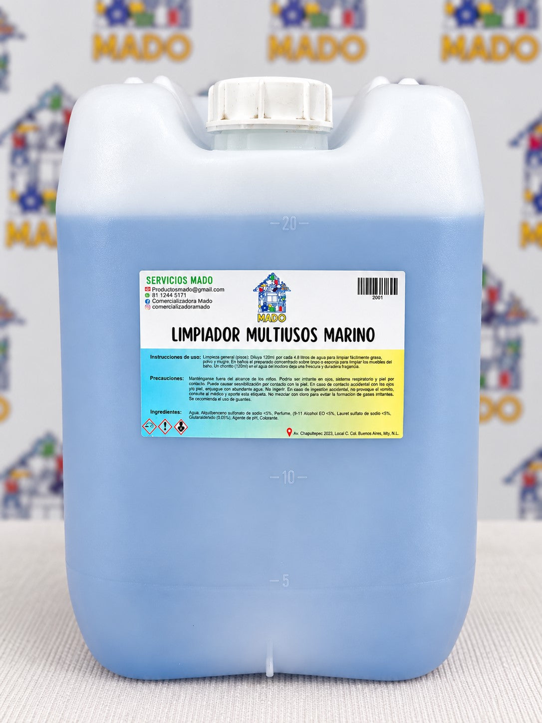 LIMPIADOR MULTIUSOS MARINO 20L