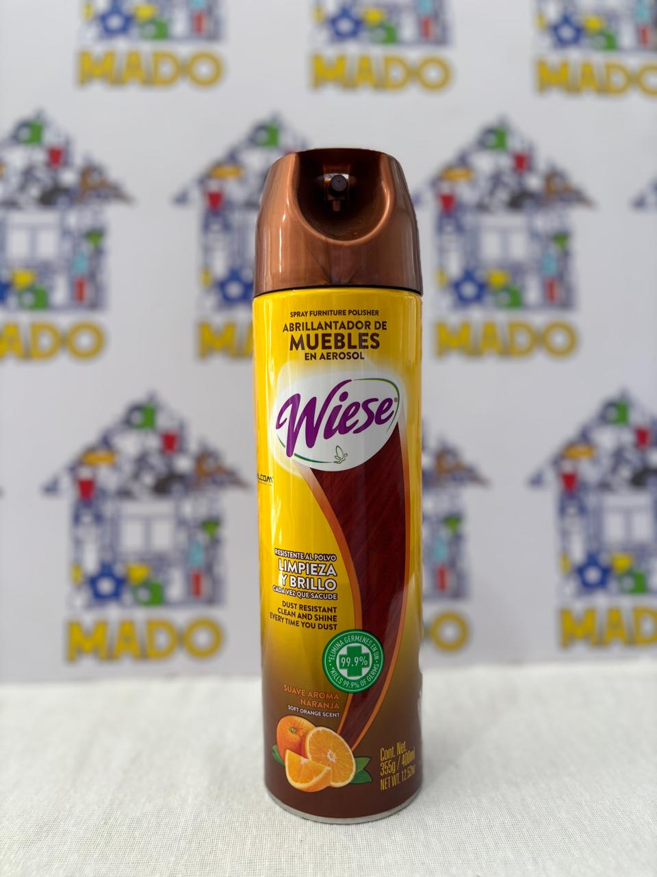 ABRILLANTADOR DE MUEBLES WIESE NARANJA 355/400 ML