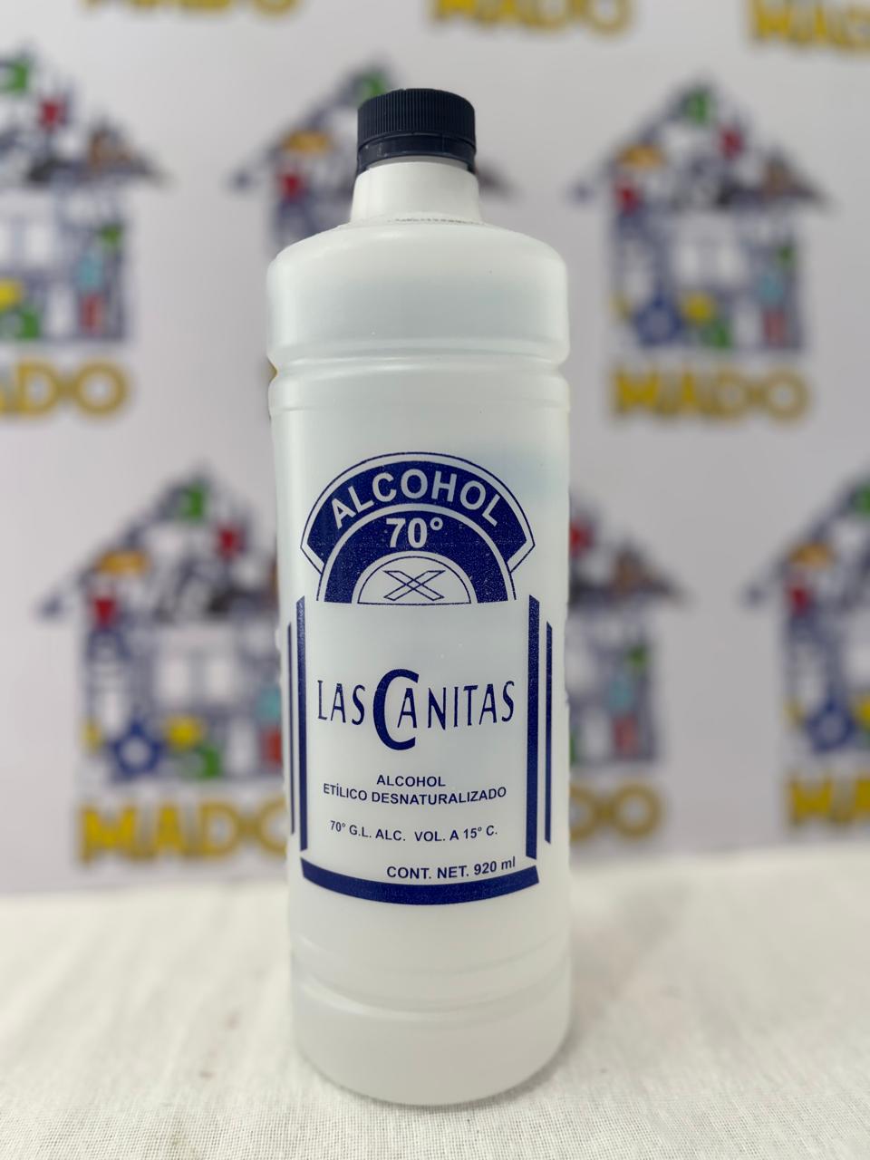 ALCOHOL LAS CAÑITAS AZUL920ML