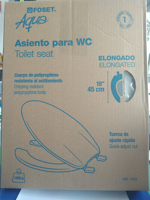 ASIENTO PARA WC, BLANCO, 45 CM