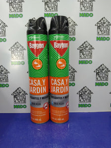 INSECTICIDA BAYGON CASA Y JARDIN 400ML