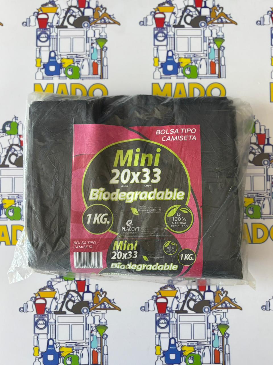 BOLSA CAMISETA MINI KILO 20X30