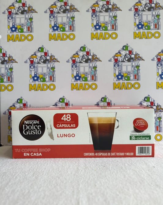 CAPSULAS LUNGO DOLCE GUSTO 48PZA