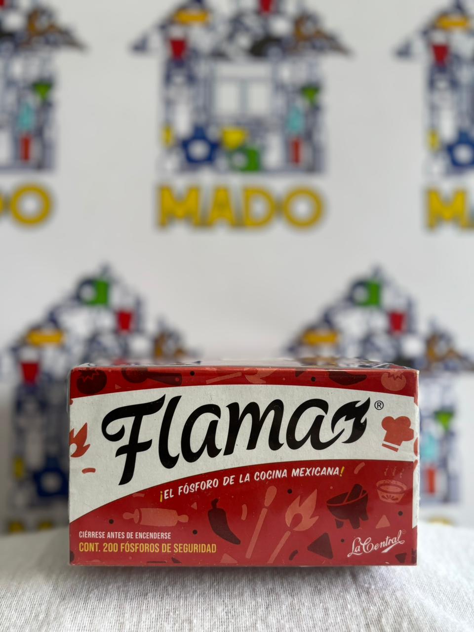 PAQUETE FOSFORO FLAMA GRANDE 5CAJAS C/200